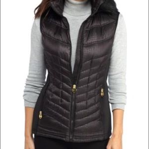 Black reversible vest